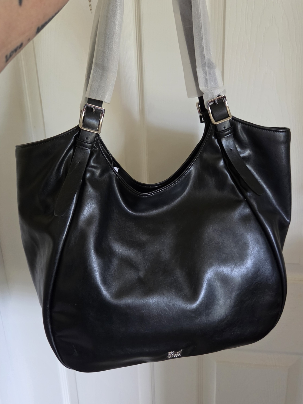 Rebecca Minkoff Black Women’s Vegan Leather Shoulder Bag